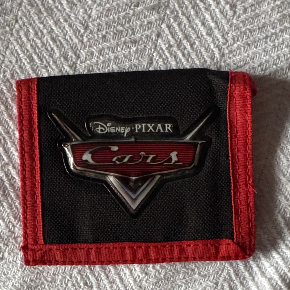 Disney Cars Black and Red Wallet